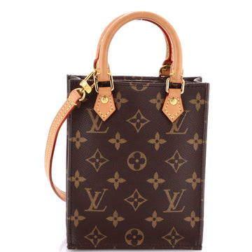 Louis Vuitton Petit Sac Plat Bag Monogram Canvas