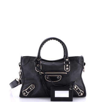 Balenciaga City Classic Metallic Edge Bag Leather Small