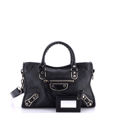 Balenciaga City Classic Metallic Edge Bag Leather Small