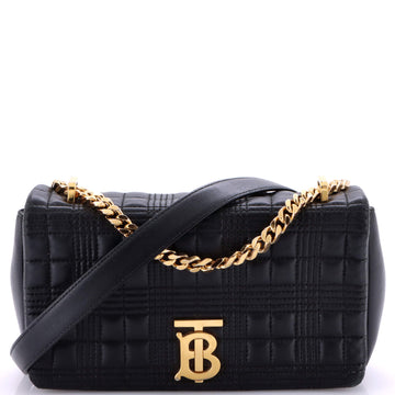 Burberry Lola Shoulder Bag Quilted Lambskin Small