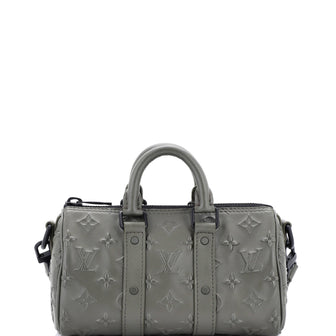 Louis Vuitton Keepall Bandouliere Bag Monogram Seal Leather XS