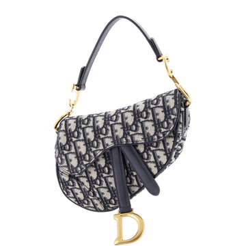 Christian Dior Saddle Handbag Oblique Canvas Mini