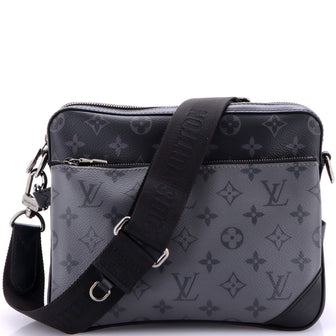 Louis Vuitton Trio Messenger Bag Reverse Monogram Eclipse Canvas