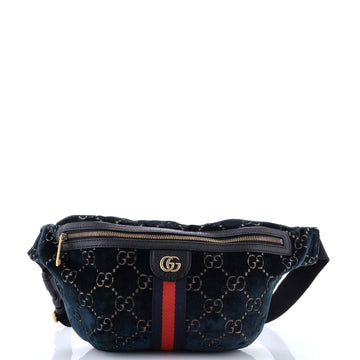 Gucci Ophidia Zip Belt Bag GG Velvet
