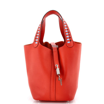 Hermes Picotin Lock Bag Tressage Epsom PM