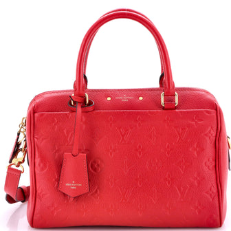 Louis Vuitton Speedy Bandouliere NM Bag Monogram Empreinte Leather 25