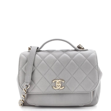 Chanel Business Affinity Flap Bag Quilted Caviar Small