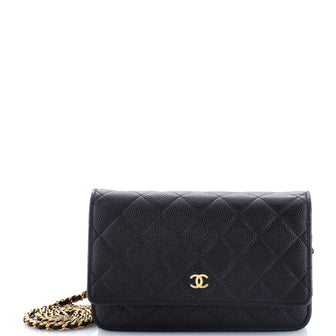 Chanel Wallet on Chain Quilted Caviar