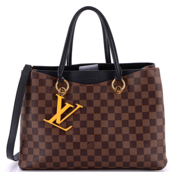 Louis Vuitton LV Riverside Handbag Damier with Leather