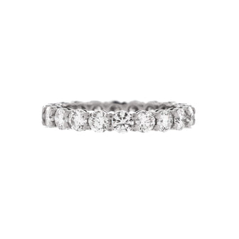 Tiffany & Co. Embrace Band Ring Platinum with Diamonds 3mm