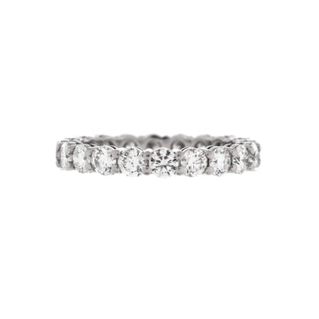 Tiffany & Co. Embrace Band Ring Platinum with Diamonds 3mm