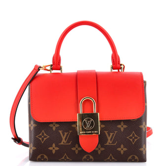 Louis Vuitton Locky Handbag Monogram Canvas with Leather BB