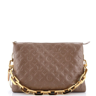 Louis Vuitton Coussin Bag Monogram Embossed Lambskin MM