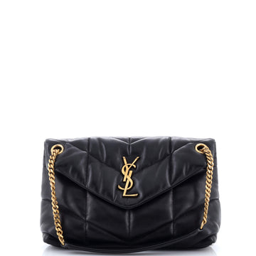 Saint Laurent Loulou Puffer Shoulder Bag Quilted Leather Small