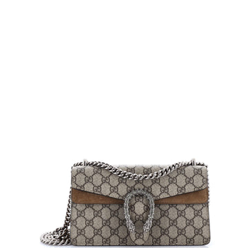 Gucci Dionysus Bag GG Coated Canvas with Crystal Embellished Metal Small