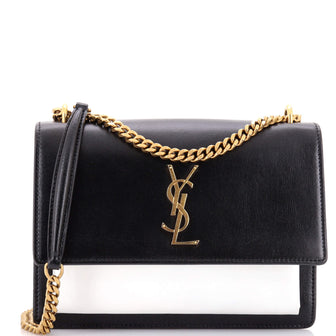 Saint Laurent Sunset Crossbody Bag Leather Medium