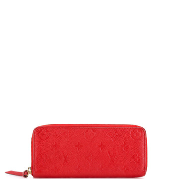 Louis Vuitton Clemence Wallet Monogram Empreinte Leather