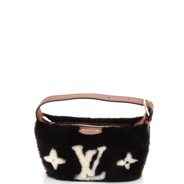 Louis Vuitton Hills Pochette Monogram Giant Teddy Fleece