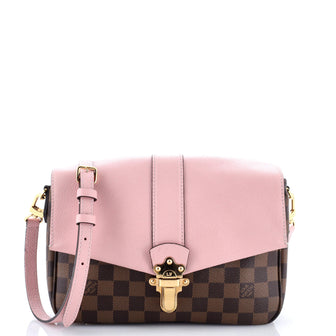 Louis Vuitton Clapton Handbag Damier and Leather PM