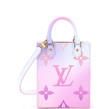 Louis Vuitton Petit Sac Plat Bag Spring in the City Monogram Giant Canvas
