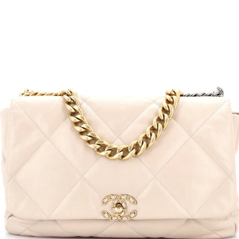 Chanel 19 Flap Bag Quilted Leather Maxi