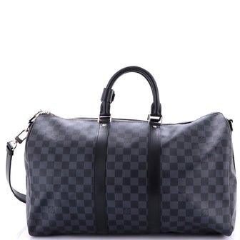 Louis Vuitton Keepall Bandouliere Bag Damier Graphite 45