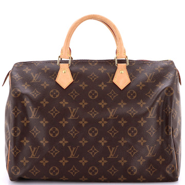 Louis Vuitton Speedy Handbag Monogram Canvas 35