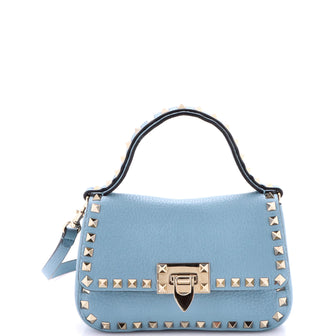 Valentino Garavani Rockstud Top Handle Convertible Belt Bag Leather Small
