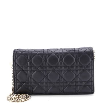 Christian Dior Lady Dior Chain Pouch Cannage Quilt Lambskin