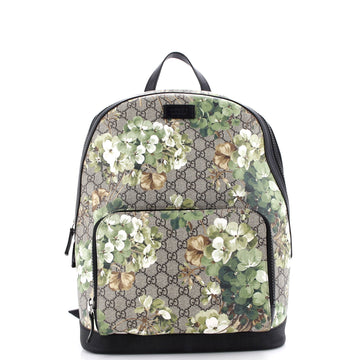 Gucci Zip Pocket Backpack Blooms Print GG Coated Canvas Medium