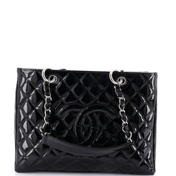 Chanel Grand Shopping Tote Quilted Patent