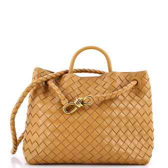 Bottega Veneta Andiamo Top Handle Bag Intrecciato Nappa Medium