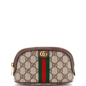 Gucci Ophidia Cosmetic Case GG Coated Canvas Medium
