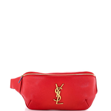 Saint Laurent Classic Monogram Belt Bag Leather