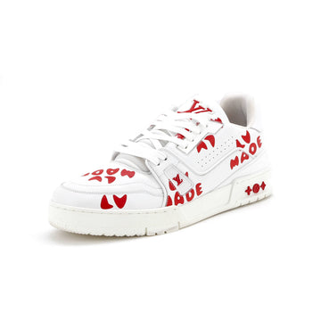 Louis Vuitton Men's Nigo LV Trainer Sneakers Limited Edition Printed Leather