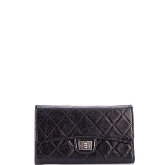 Chanel Reissue Flap Wallet Quilted Aged Calfskin Long
