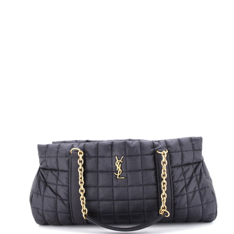 Saint Laurent Gloria Duffle Bag Quilted Nylon