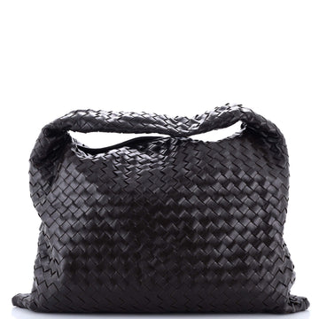 Bottega Veneta Hop Hobo Intrecciato Leather Large