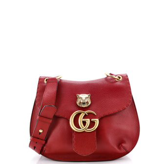 Gucci GG Marmont Animalier Shoulder Bag Leather Medium