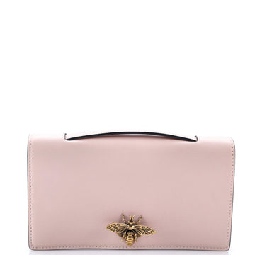 Christian Dior Bee Clutch Leather