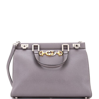 Gucci Zumi Top Handle Bag Leather Medium