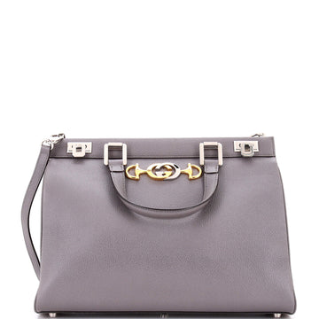 Gucci Zumi Top Handle Bag Leather Medium
