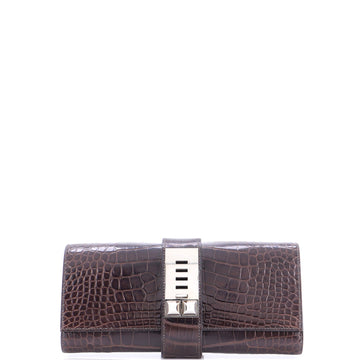 Hermes Medor Clutch Shiny Alligator 23