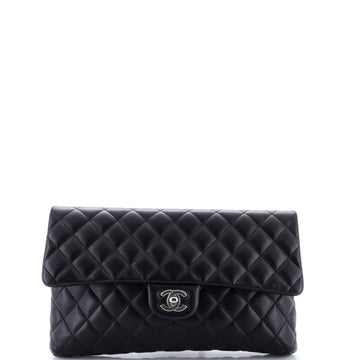 Chanel Classic Flap Clutch Quilted Lambskin