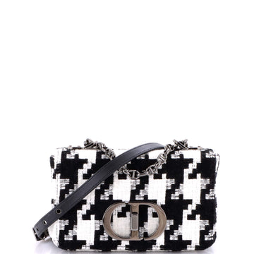 Christian Dior Caro Bag Macro Houndstooth Technical Canvas Small