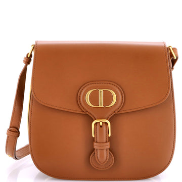 Christian Dior Bobby Frame Flap Bag Leather Medium