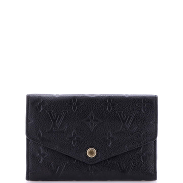 Louis Vuitton Curieuse Wallet Monogram Empreinte Leather Compact