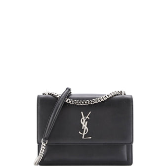 Saint Laurent Sunset Crossbody Bag Leather Medium