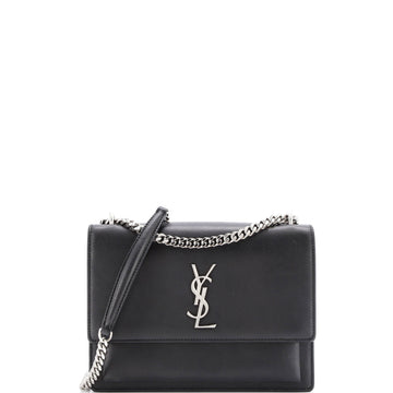 Saint Laurent Sunset Crossbody Bag Leather Medium