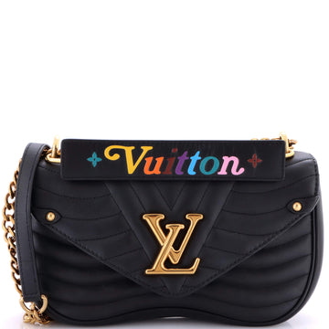 Louis Vuitton New Wave Chain Bag Quilted Leather MM